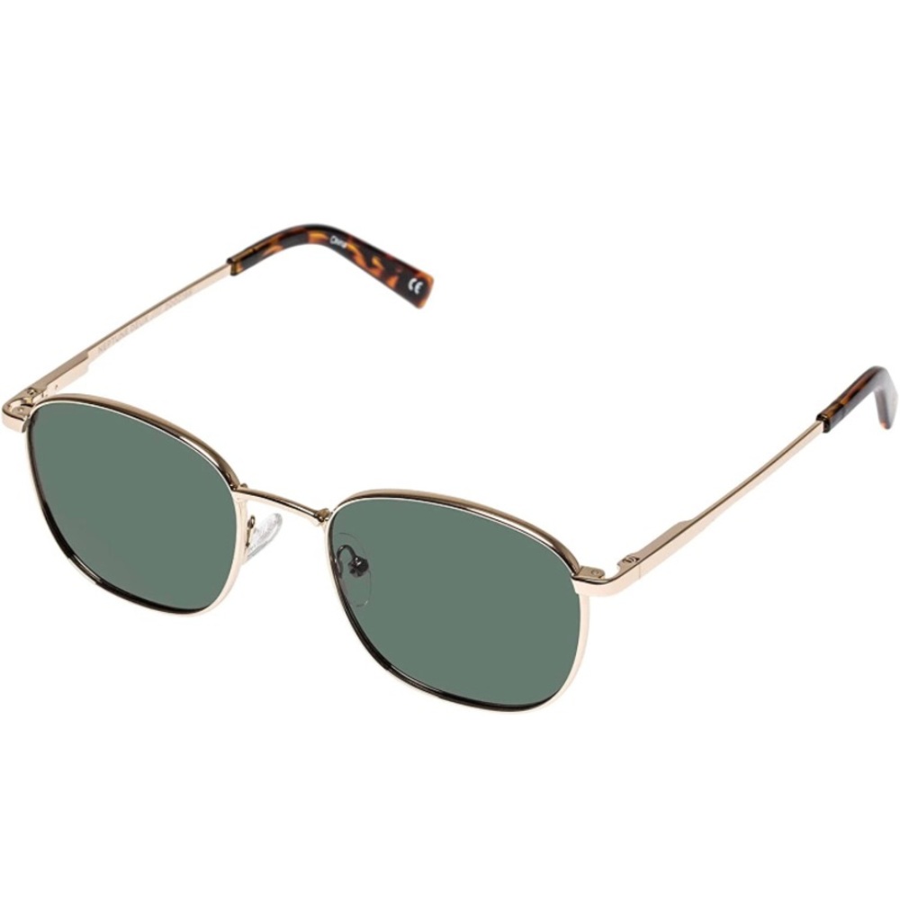 NWT Le Specs Women's Neptune Deux Sunglasses gold